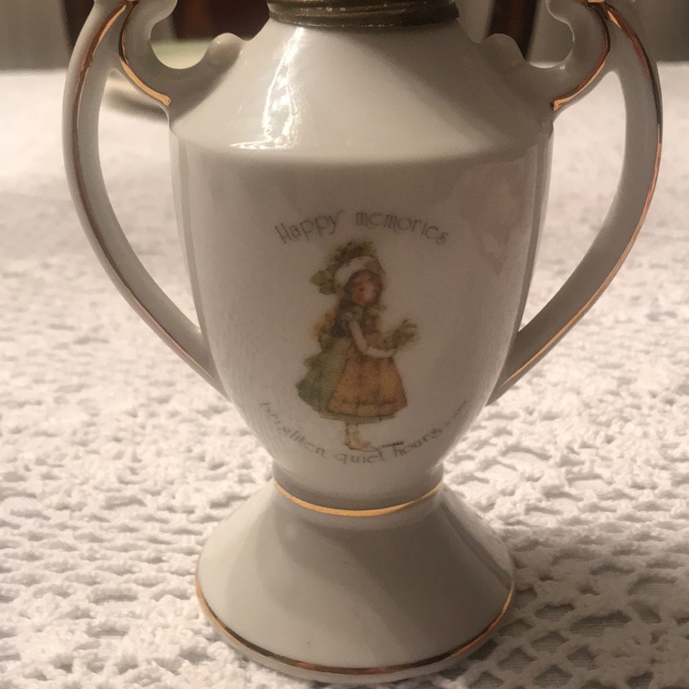 VINTAGE HOLLY HOBBIE CANDLE LAMP